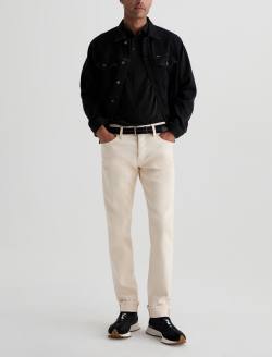 Bryce Polo True Black Classic Linen Short Sleeve Polo MENS TOPS Photo 5