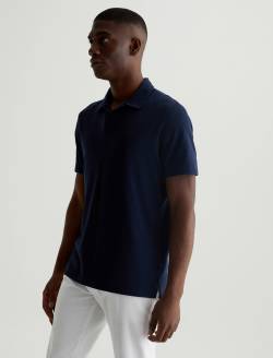 Bryce Johnny Collar Deep Navy Classic Collar Fit MENS TOPS Photo 6