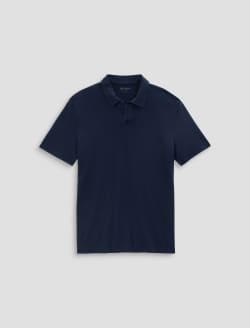 Bryce Johnny Collar Deep Navy Classic Collar Fit MENS TOPS Photo 1