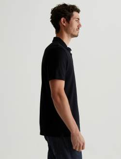 Bryce Johnny Collar True Black Classic Collar Fit MENS TOPS Photo 3