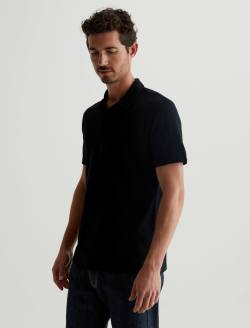 Bryce Johnny Collar True Black Classic Collar Fit MENS TOPS Photo 6