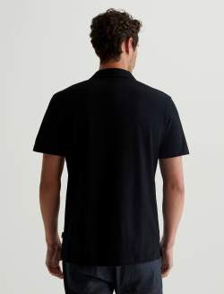 Bryce Johnny Collar True Black Classic Collar Fit MENS TOPS Photo 7