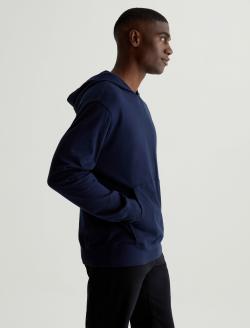 Wesley Hoodie Deep Navy Relaxed  Hoodie MENS TOPS Photo 5