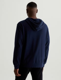 Wesley Hoodie Deep Navy Relaxed  Hoodie MENS TOPS Photo 7