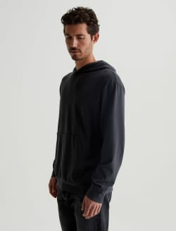 Wesley Hoodie Ink Stone Relaxed  Hoodie MENS TOPS Photo 6