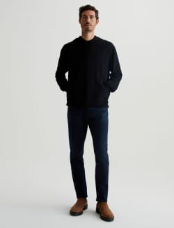 Wesley Hoodie True Black Relaxed  Hoodie MENS TOPS Photo 4