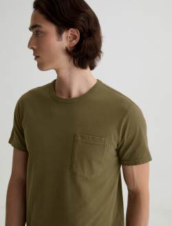 Nick Pocket Tee Heritage Coastal Moss Slim Fit Tee MENS TOPS Photo 3