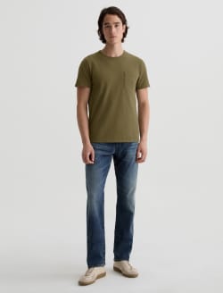Nick Pocket Tee Heritage Coastal Moss Slim Fit Tee MENS TOPS Photo 5