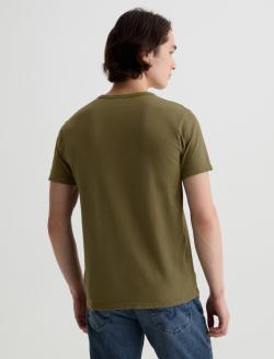 Nick Pocket Tee Heritage Coastal Moss Slim Fit Tee MENS TOPS Photo 8