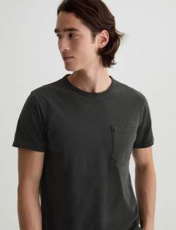 Nick Pocket Tee Heritage Black Slim Fit Tee MENS TOPS Photo 3