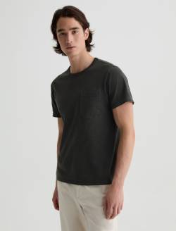 Nick Pocket Tee Heritage Black Slim Fit Tee MENS TOPS Photo 7