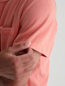 Nick Pocket Tee Heritage Orange Spritz Slim Fit Tee MENS TOPS Photo 6