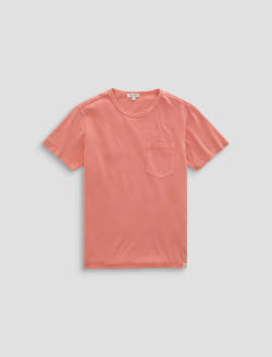 Nick Pocket Tee Heritage Orange Spritz Slim Fit Tee MENS TOPS Photo 1