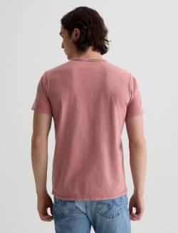 Nick Pocket Tee Heritage Pink Slim Fit Tee MENS TOPS Photo 8