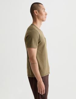 Nick Pocket Tee Stony Hill H. Coastal Moss Slim Fit Tee MENS TOPS Photo 4