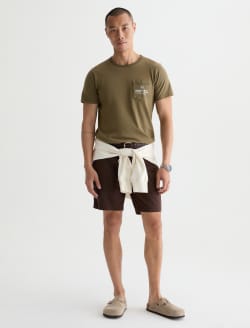 Nick Pocket Tee Stony Hill H. Coastal Moss Slim Fit Tee MENS TOPS Photo 5