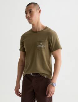 Nick Pocket Tee Stony Hill H. Coastal Moss Slim Fit Tee MENS TOPS Photo 7