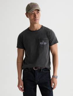 Nick Pocket Tee Stony Hill Heritage Black Slim Fit Tee MENS TOPS Photo 2