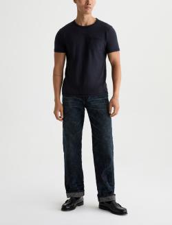 Nick Pocket Tee Sulfur Deep Navy Slim Fit Tee MENS TOPS Photo 5