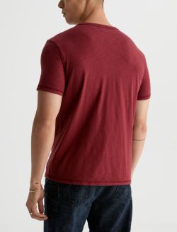 Nick Pocket Tee Sulfur Tannic Red Slim Fit Tee MENS TOPS Photo 8