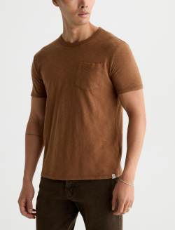 Nick Pocket Tee Sulfur Worn Brass Slim Fit Tee MENS TOPS Photo 7