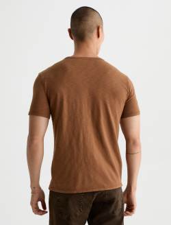 Nick Pocket Tee Sulfur Worn Brass Slim Fit Tee MENS TOPS Photo 8