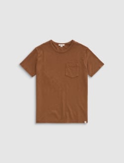 Nick Pocket Tee Sulfur Worn Brass Slim Fit Tee MENS TOPS Photo 1