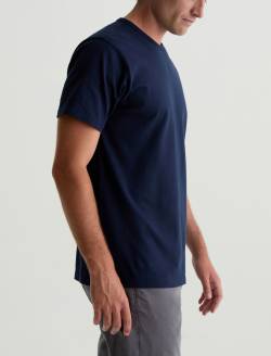 Bryce Crew Deep Navy Classic Crew Neck MENS TOPS Photo 3