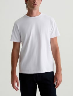 Bryce Crew True White Classic Crew Neck MENS TOPS Photo 2