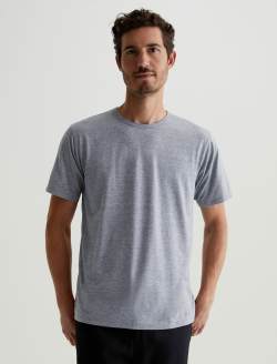 Bryce Crew Heather Grey Classic Crew Neck MENS TOPS Photo 2