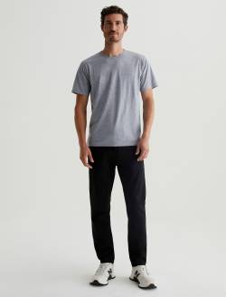 Bryce Crew Heather Grey Classic Crew Neck MENS TOPS Photo 5