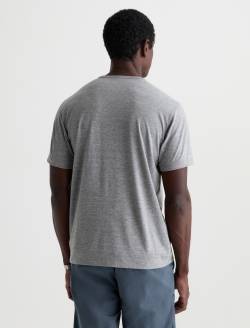 Bryce Crew Poolside View Heather Grey Classic Tee MENS TOPS Photo 8