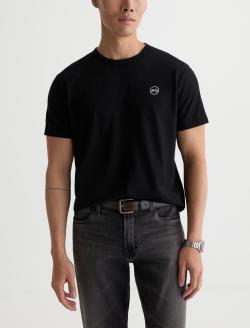 Bryce Crew AG Chest Logo True Black Classic Tee MENS TOPS Photo 2