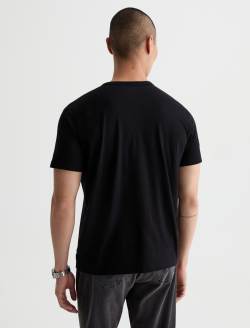 Bryce Crew AG Chest Logo True Black Classic Tee MENS TOPS Photo 8