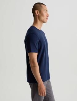 Bryce Crew Deep Navy Classic Crew Neck MENS TOPS Photo 4