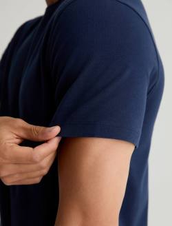 Bryce Crew Deep Navy Classic Crew Neck MENS TOPS Photo 6