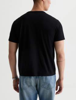 Bryce Crew P Ag Distress Logo True Black Classic Tee MENS TOPS Photo 8