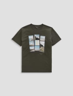 Bryce Crew Cali Film Forest Moss Classic Tee MENS TOPS Photo 1