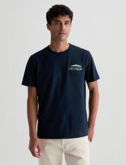 Bryce Crew Channel Island Deep Navy Classic Tee MENS TOPS Photo 2