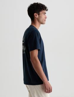 Bryce Crew Channel Island Deep Navy Classic Tee MENS TOPS Photo 4