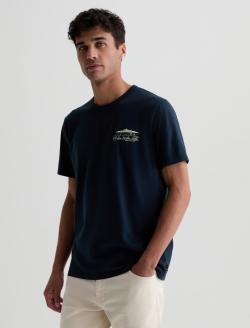 Bryce Crew Channel Island Deep Navy Classic Tee MENS TOPS Photo 7