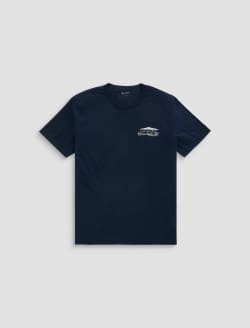 Bryce Crew Channel Island Deep Navy Classic Tee MENS TOPS Photo 1