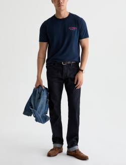 Bryce Crew Jazz Night Deep Navy Classic Graphic Tee MENS TOPS Photo 5