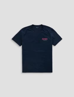 Bryce Crew Jazz Night Deep Navy Classic Graphic Tee MENS TOPS Photo 1