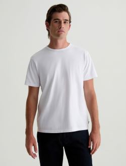 Bryce Crew True White Classic Crew Neck MENS TOPS Photo 2