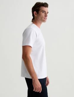 Bryce Crew True White Classic Crew Neck MENS TOPS Photo 4
