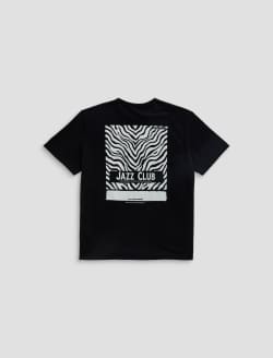 Bryce Crew P Jazz Matchbook True Black Classic Graphic Tee MENS TOPS Photo 9