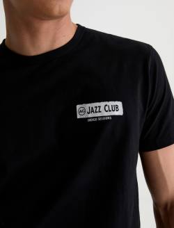 Bryce Crew P Jazz Matchbook True Black Classic Graphic Tee MENS TOPS Photo 3