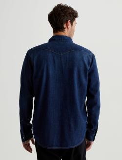 Aiden Western Shirt Tactile Classic Denim Shirt MENS TOPS Photo 7