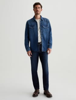 Aiden Western Shirt Exhibition Classic Denim Shirt MENS TOPS Photo 4